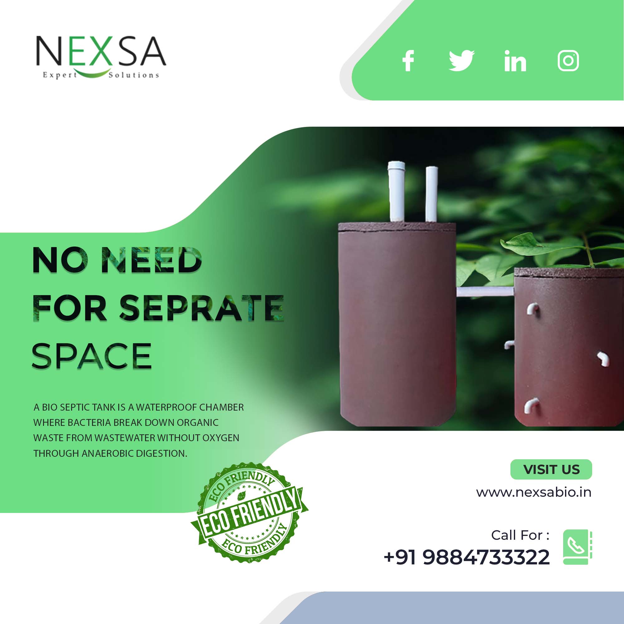 How Bio Septic Tanks Work Bio septic tank in Chennai Nexsa bio